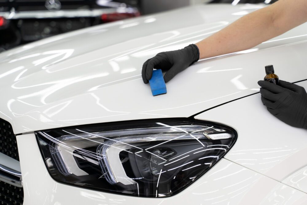 Professional ceramic coating application in San Antonio at The Hand Car Wash